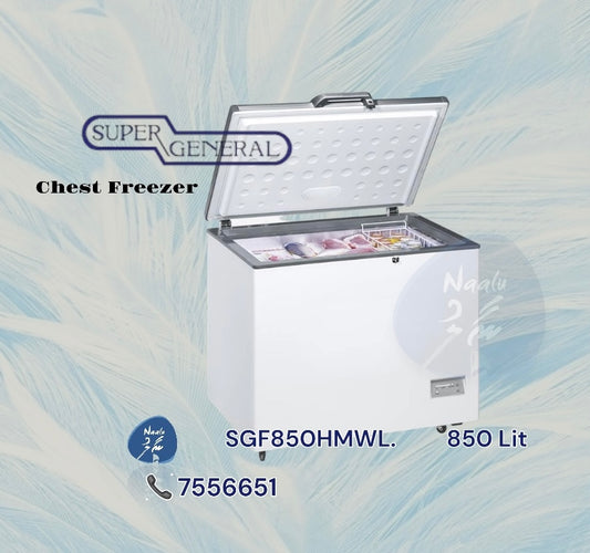 SUPER GENERA 850LTR Chest Freezer SGF850HMWL