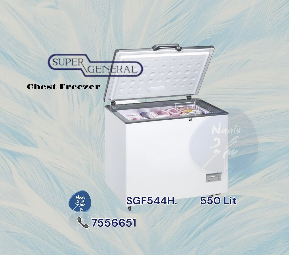 SUPER GENERAL 550LTR Chest  Freezer SGF544H